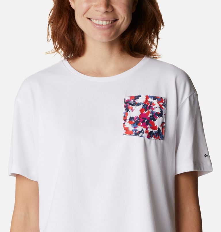 Women’s Alpine Way II Casual T-Shirt, Color: White, White Multi Typhoon Bloom, image 4