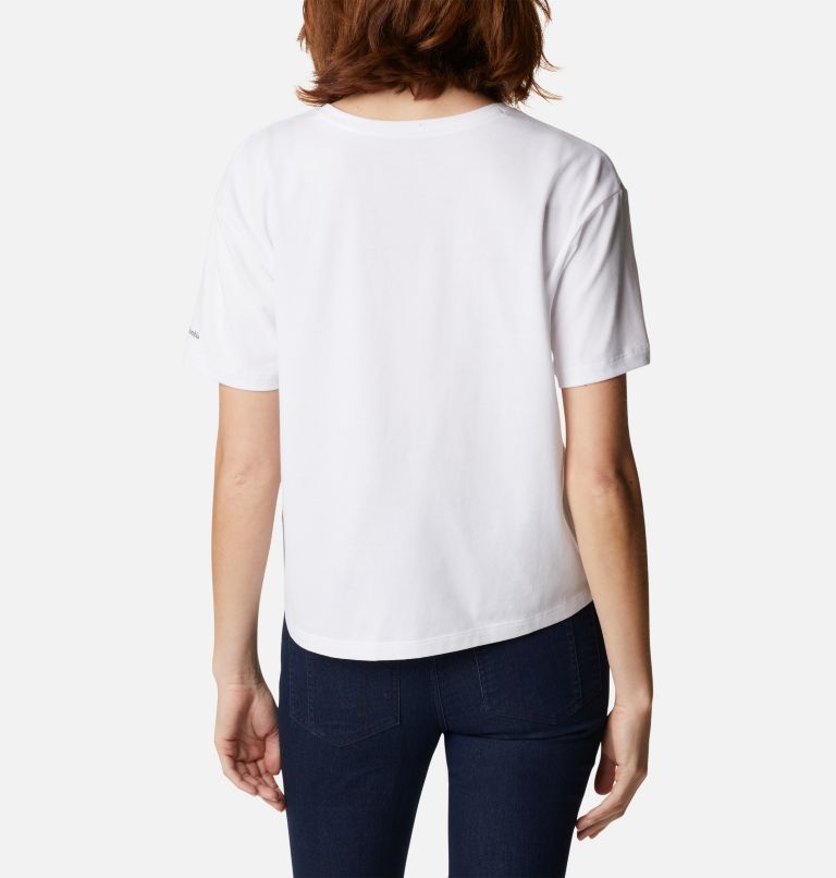 Thumbnail: Women’s Alpine Way II Casual T-Shirt, Color: White, White Multi Typhoon Bloom, image 2