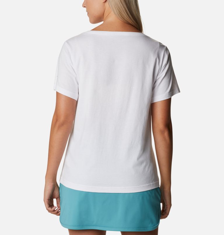 Women's Sapphire Point Henley, Color: White, image 2