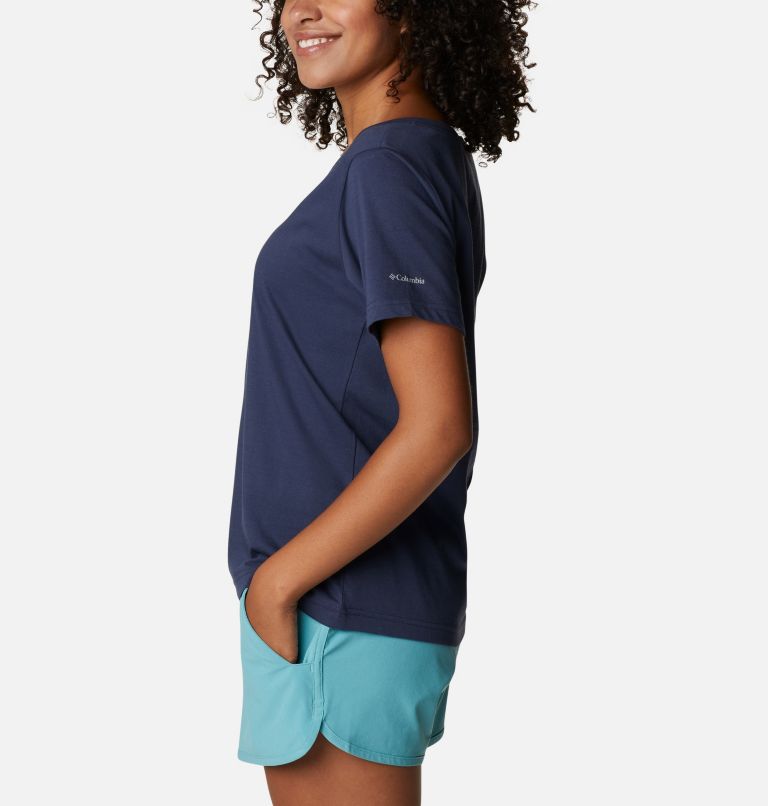 Women's Sapphire Point Henley, Color: Nocturnal, image 3