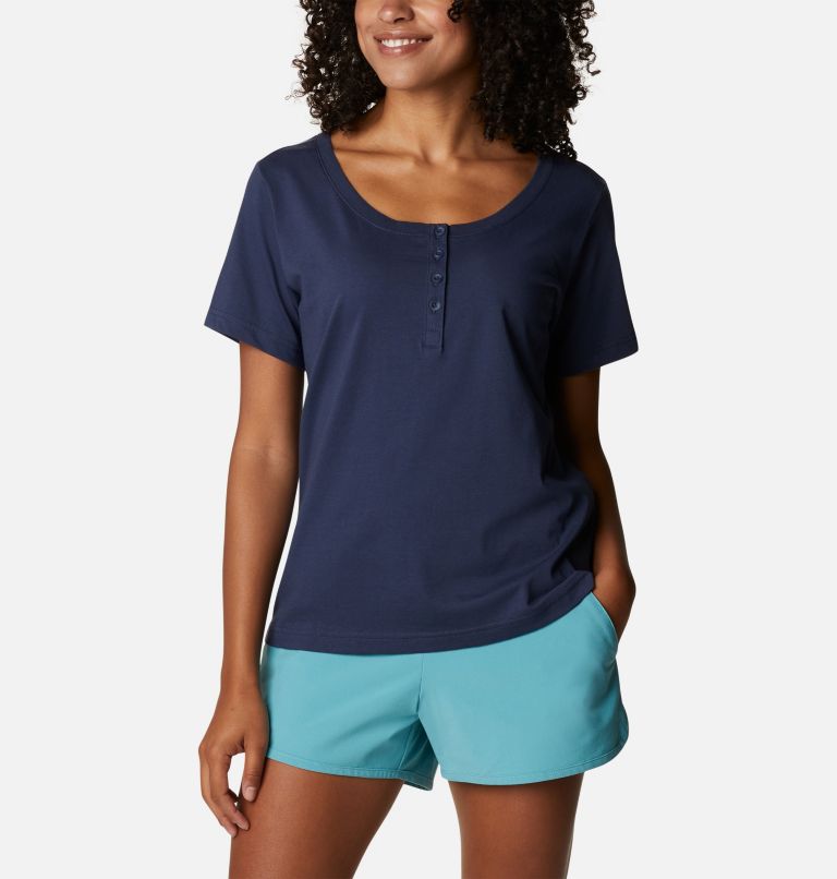 Women's Sapphire Point Henley, Color: Nocturnal, image 1