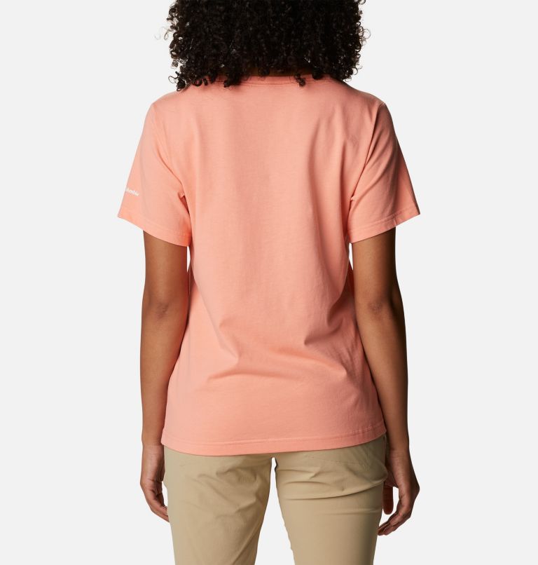 Thumbnail: Women's Sapphire Point Henley, Color: Coral Reef, image 2