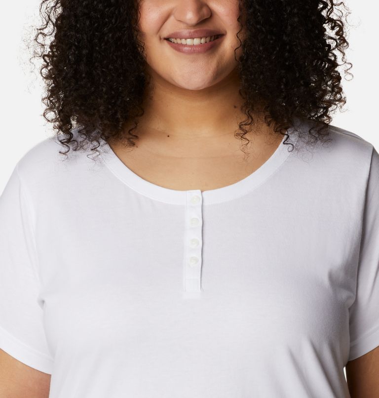 Henley Saphire Point Femme - Grandes tailles, Color: White, image 4