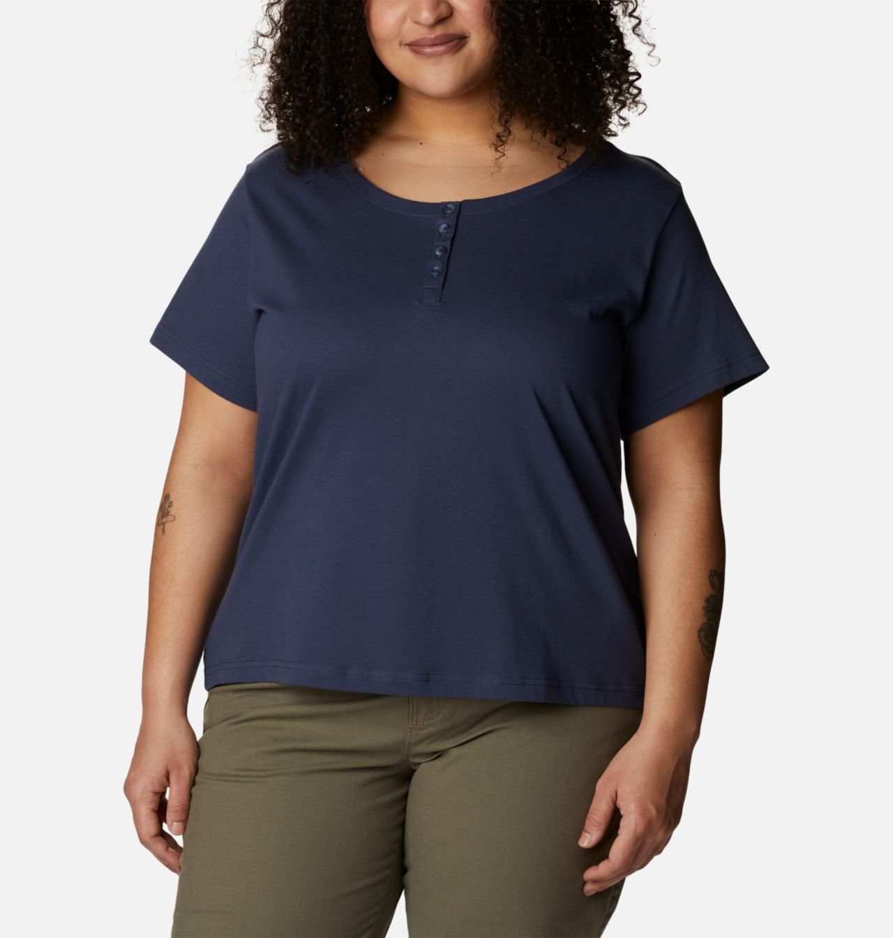 Women's Sapphire Point™ Henley - Plus Size 1