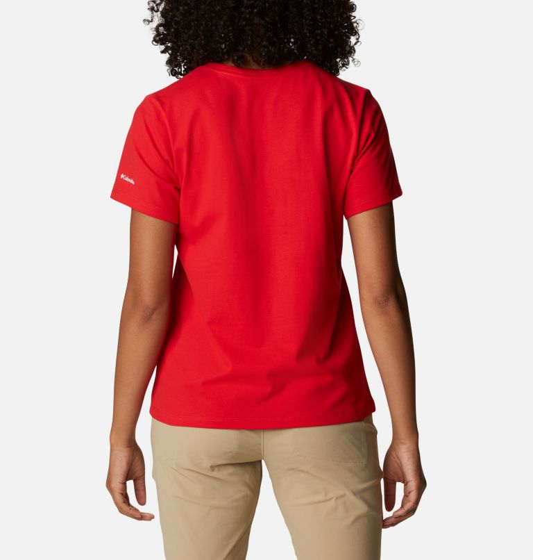 T-shirt Alpine Way Screen II Femme, Color: Bright Red, Love the Tigers, image 2