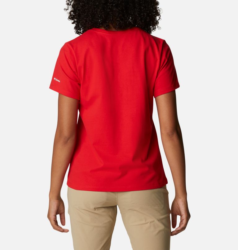 T-shirt Alpine Way Screen II Femme, Color: Bright Red, Love the Tigers