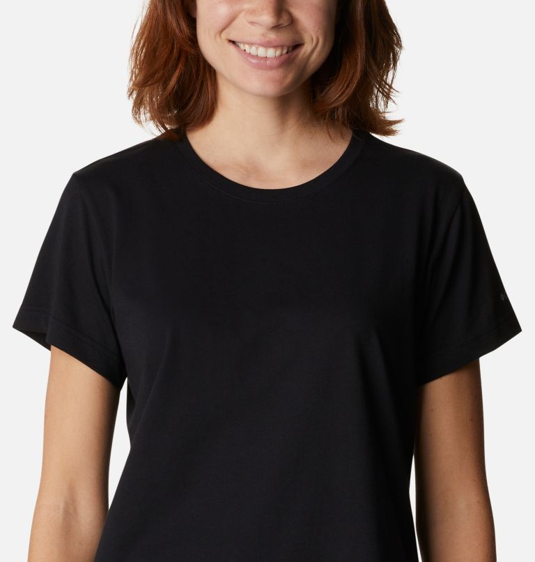 Women's Sapphire Point Short Sleeve Shirt, Color: Black, image 4