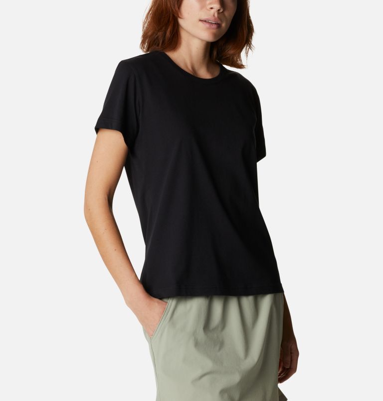 Women's Sapphire Point Short Sleeve Shirt, Color: Black, image 5