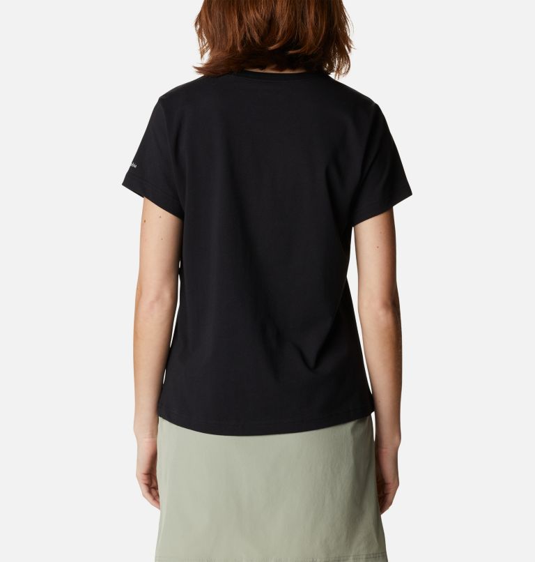 Women's Sapphire Point Short Sleeve Shirt, Color: Black, image 2