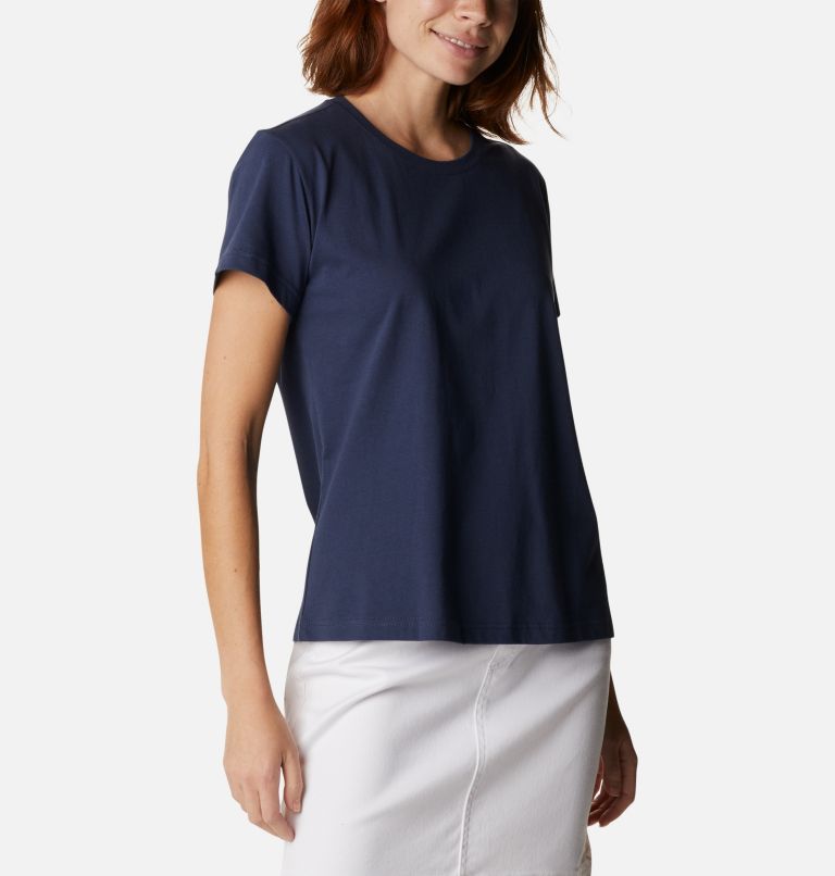 Women's Sapphire Point Short Sleeve Shirt, Color: Nocturnal