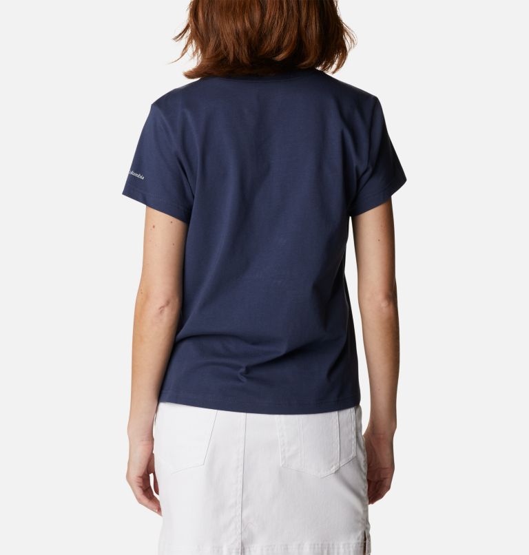 Women's Sapphire Point Short Sleeve Shirt, Color: Nocturnal, image 2