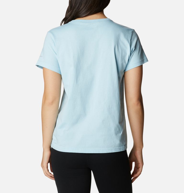 Women's Sapphire Point Short Sleeve Shirt, Color: Spring Blue, image 2