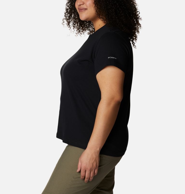 Women's Sapphire Point Short Sleeve Shirt - Plus Size, Color: Black