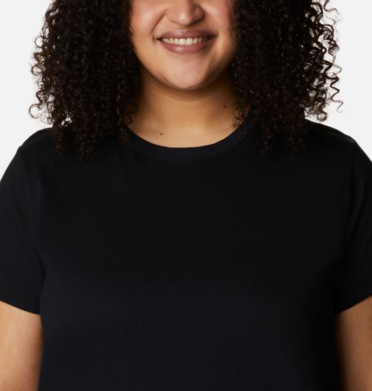 Women's Sapphire Point Short Sleeve Shirt - Plus Size, Color: Black, image 4