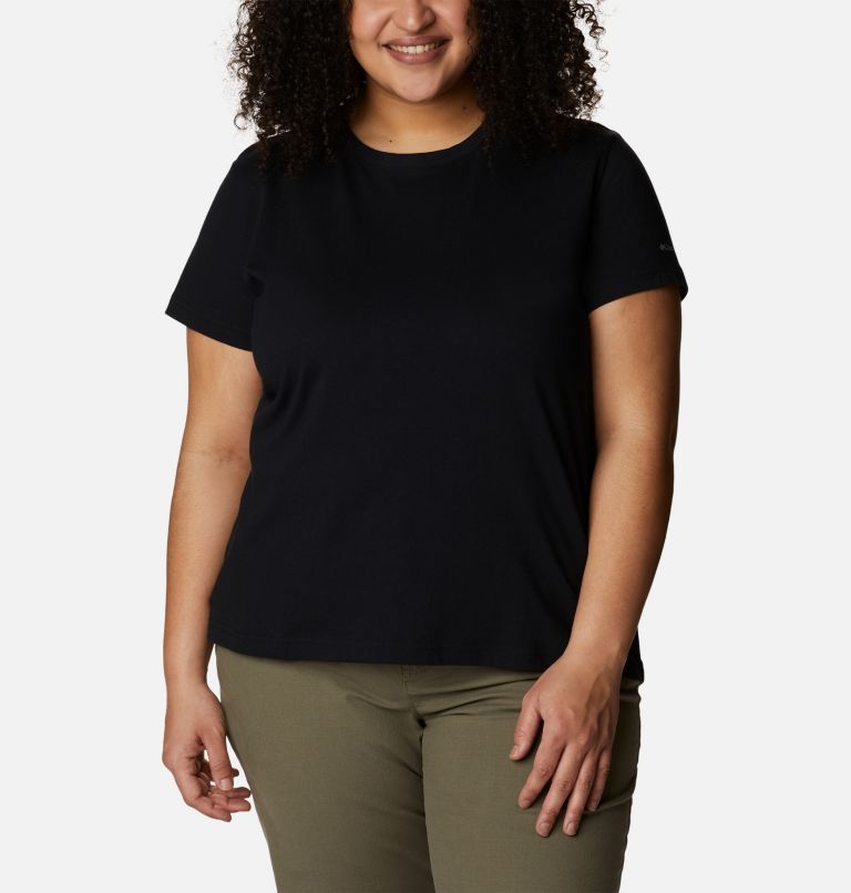 Women's Sapphire Point Short Sleeve Shirt - Plus Size, Color: Black, image 1