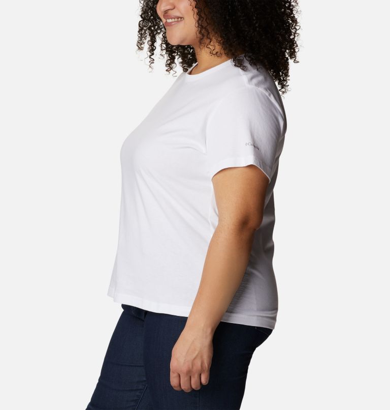 Women's Sapphire Point Short Sleeve Shirt - Plus Size, Color: White, image 3