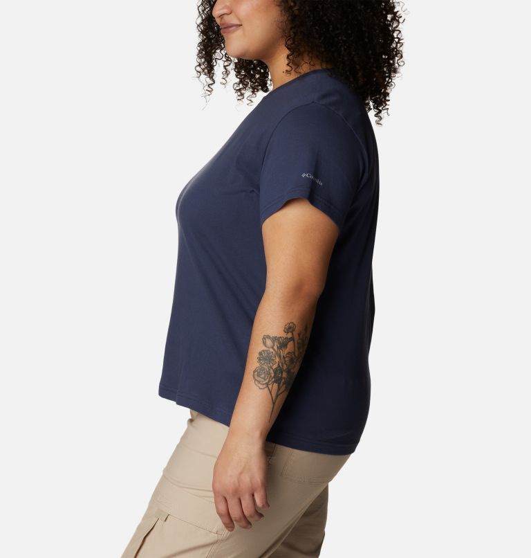 Women's Sapphire Point Short Sleeve Shirt - Plus Size, Color: Nocturnal, image 3