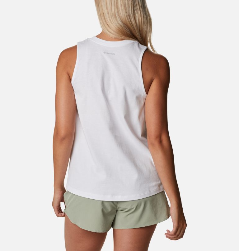 Women's North Cascades Tank, Color: White, Rainbow Shimmer
