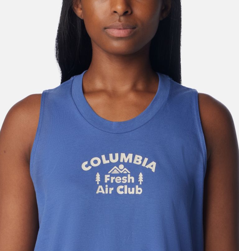 Thumbnail: Women's North Cascades Tank, Color: Eve, Outdoors Club Two, image 4