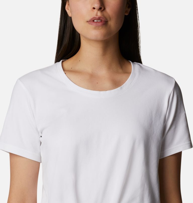 Women's Columbia Trek Short Sleeve Shirt, Color: White, image 4