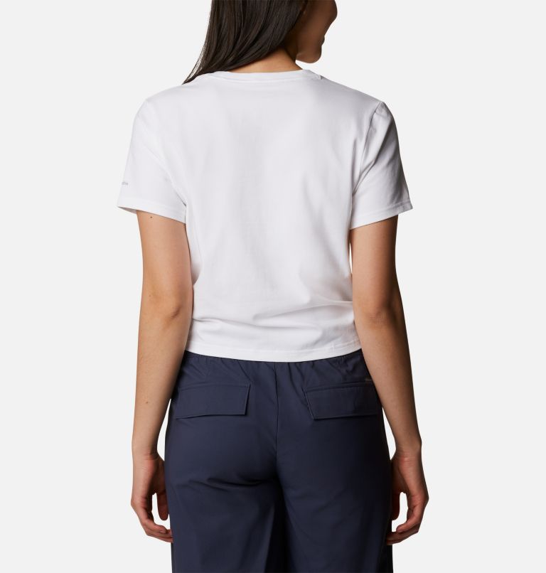 Women's Columbia Trek Short Sleeve Shirt, Color: White, image 2