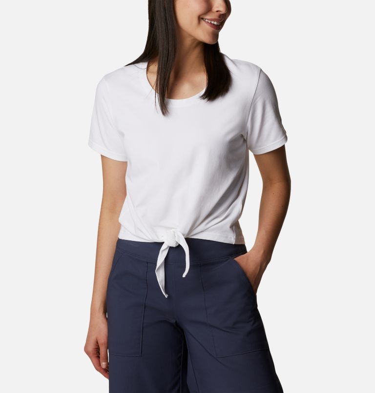 Women's Columbia Trek Short Sleeve Shirt, Color: White, image 1