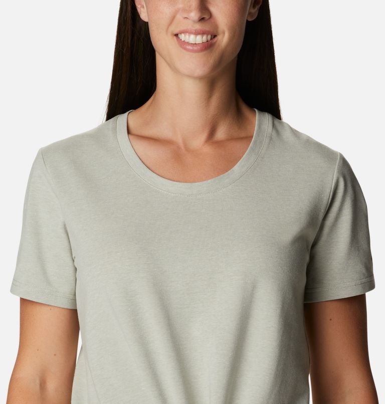 Women's Columbia Trek Short Sleeve Shirt, Color: Safari Heather, image 4