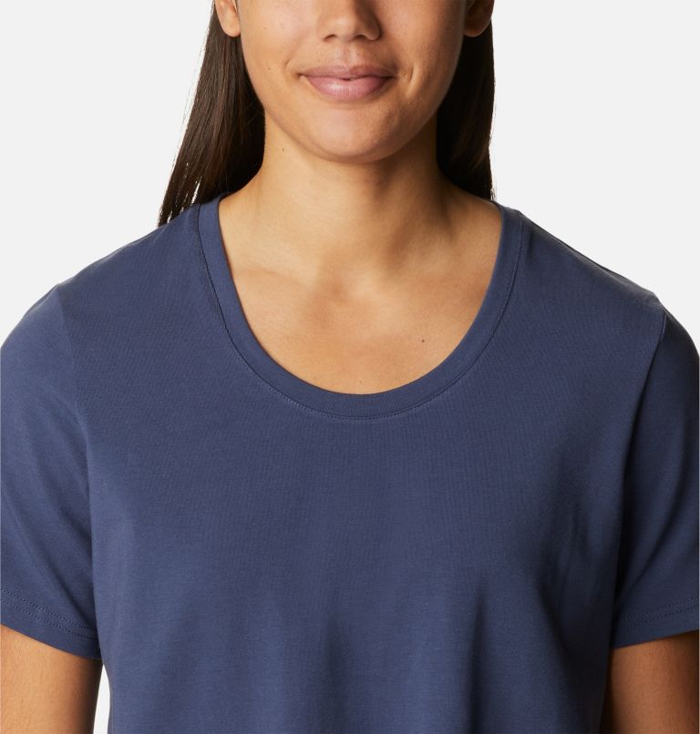 Women's Columbia Trek Short Sleeve Shirt, Color: Nocturnal, image 4