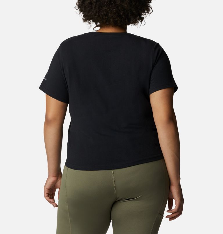 Thumbnail: Women's Columbia Trek Short Sleeve Shirt - Plus Size, Color: Black, image 2