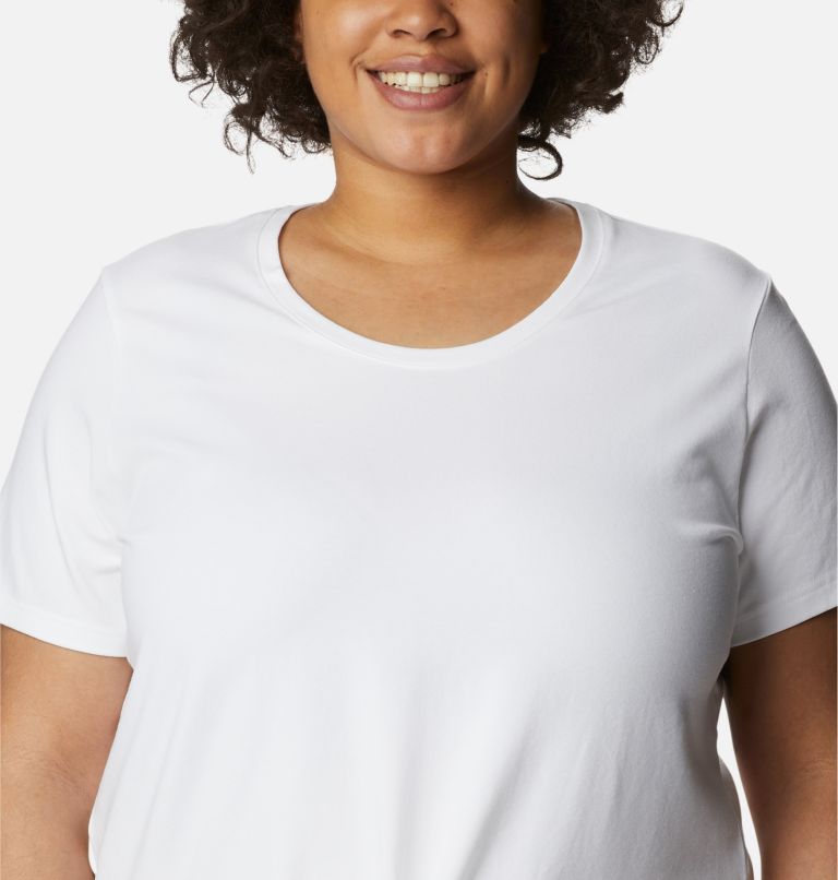 Women's Columbia Trek Short Sleeve Shirt - Plus Size, Color: White, image 4