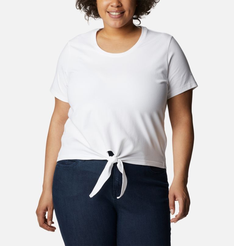 Women's Columbia Trek Short Sleeve Shirt - Plus Size, Color: White, image 1