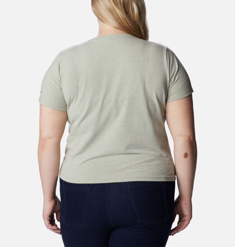 Women's Columbia Trek Short Sleeve Shirt - Plus Size, Color: Safari Heather, image 2