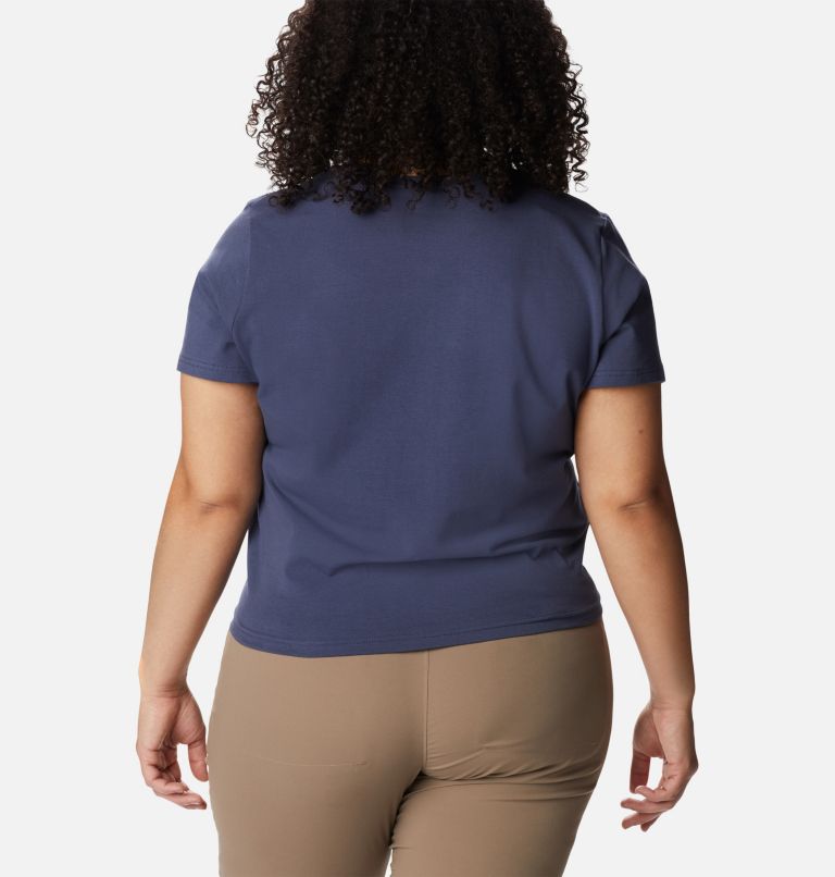 Women's Columbia Trek Short Sleeve Shirt - Plus Size, Color: Nocturnal, image 2