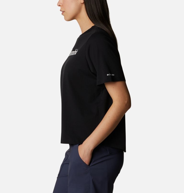 Women's North Cascades Relaxed T-Shirt, Color: Black, Gem Columbia, image 3