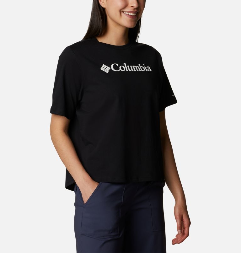 Women's North Cascades Relaxed T-Shirt, Color: Black, Gem Columbia, image 5