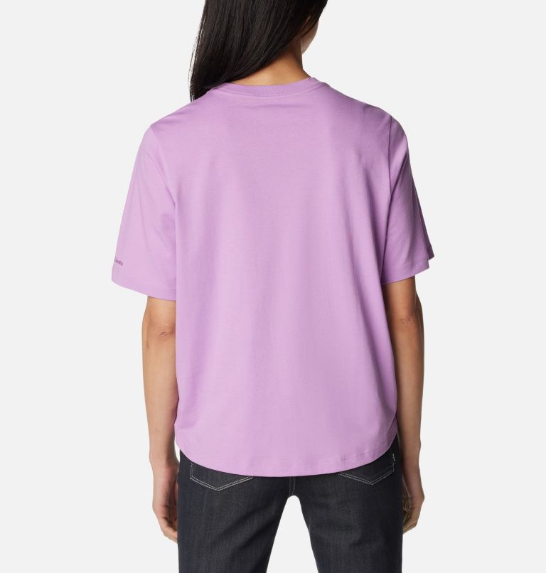 Thumbnail: Women's North Cascades Relaxed T-Shirt, Color: Gumdrop, College Life, image 2