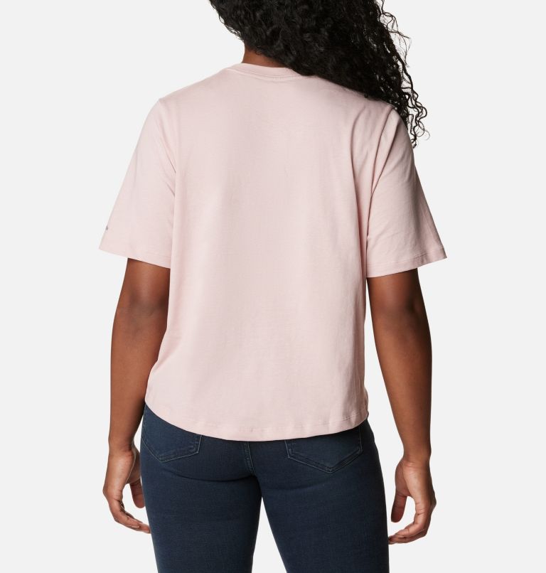 Thumbnail: Women's North Cascades Relaxed T-Shirt, Color: Dusty Pink, College Life, image 2