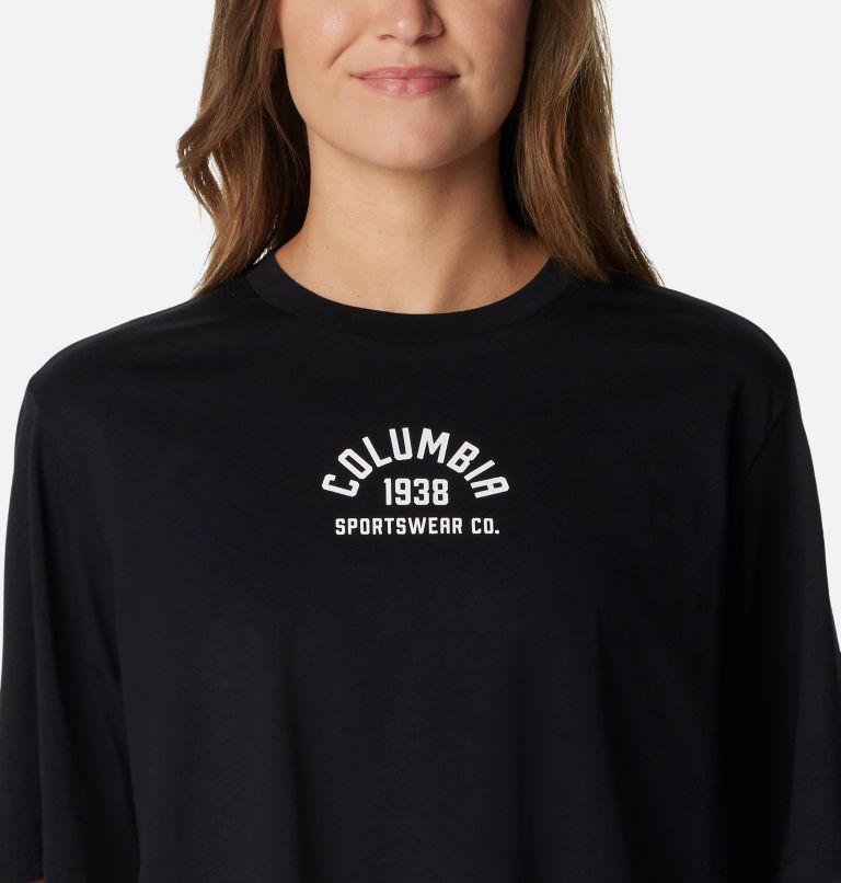 T-shirt décontracté North Cascades pour Femme - Grandes tailles, Color: Black, College Life, image 4