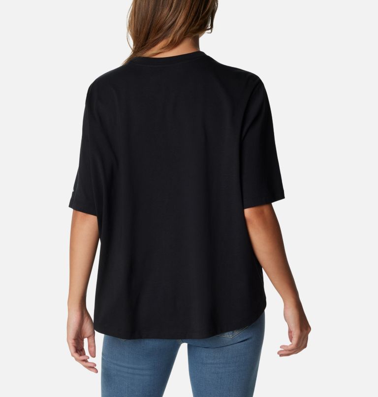 Women's North Cascades Relaxed T-Shirt - Plus Size, Color: Black, College Life, image 2