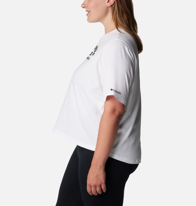 Women's North Cascades Relaxed T-Shirt - Plus Size, Color: White, College Life, image 3