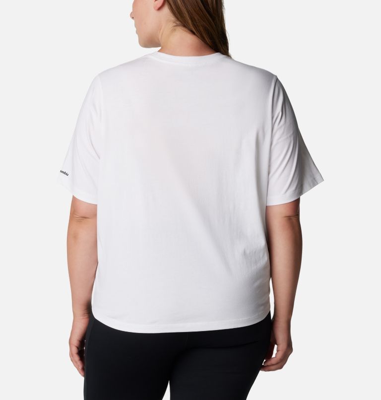 Women's North Cascades Relaxed T-Shirt - Plus Size, Color: White, College Life, image 2