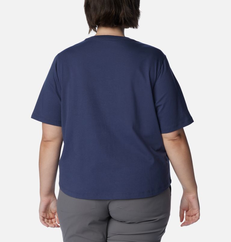 Thumbnail: T-shirt décontracté North Cascades pour Femme - Grandes tailles, Color: Nocturnal, Branded Bouquet, image 2