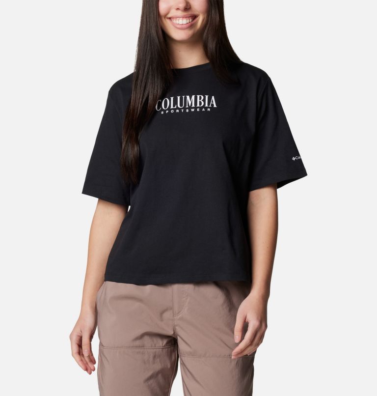 North Cascades Relaxed T-Shirt für Frauen, Color: Black, Casual Brand, image 1