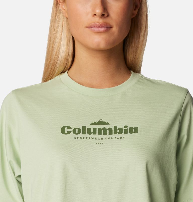 Cascade Long Sleeve Tee in Sage Cascade Long Sleeve Tee in Sage