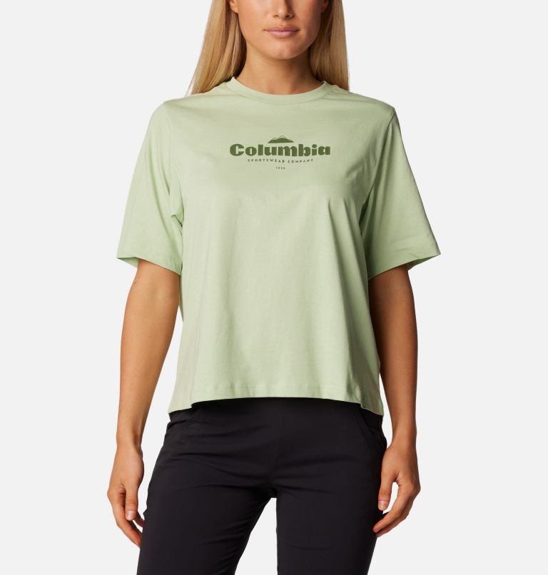 Women's North Cascades Relaxed T-Shirt, Color: Sage Leaf, Elevated High, image 1