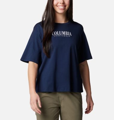 Women's North Cascades Relaxed T-Shirt, Color: Collegiate Navy, Casual Brand, image 1