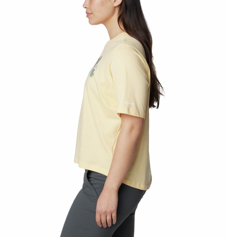 Women's North Cascades Relaxed T-Shirt, Color: Sunkissed, Branded Bouquet, image 3