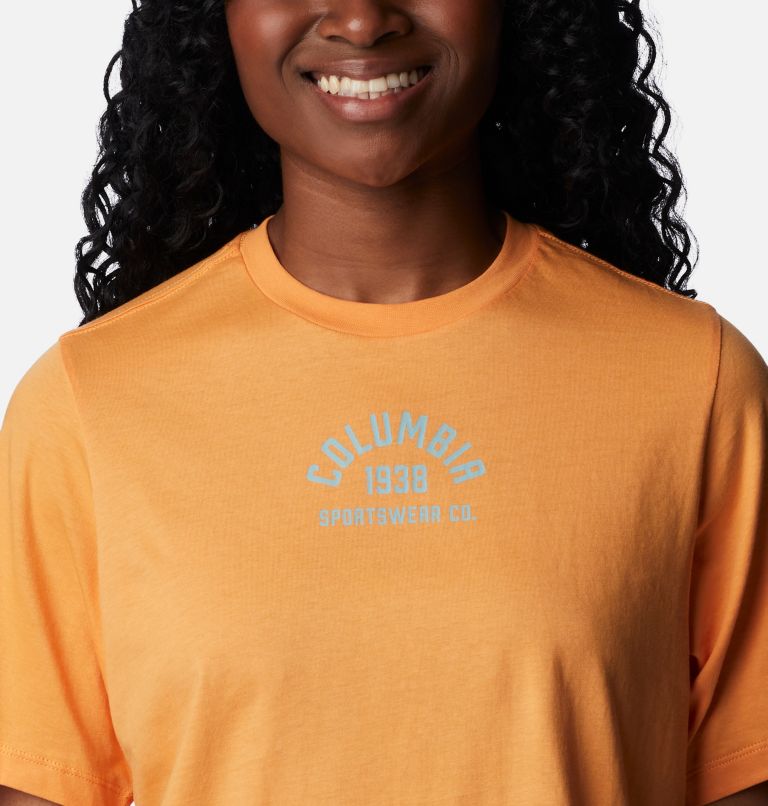 T-shirt North Cascades Relaxed Femme, Color: Sunset Peach, College Life, image 4