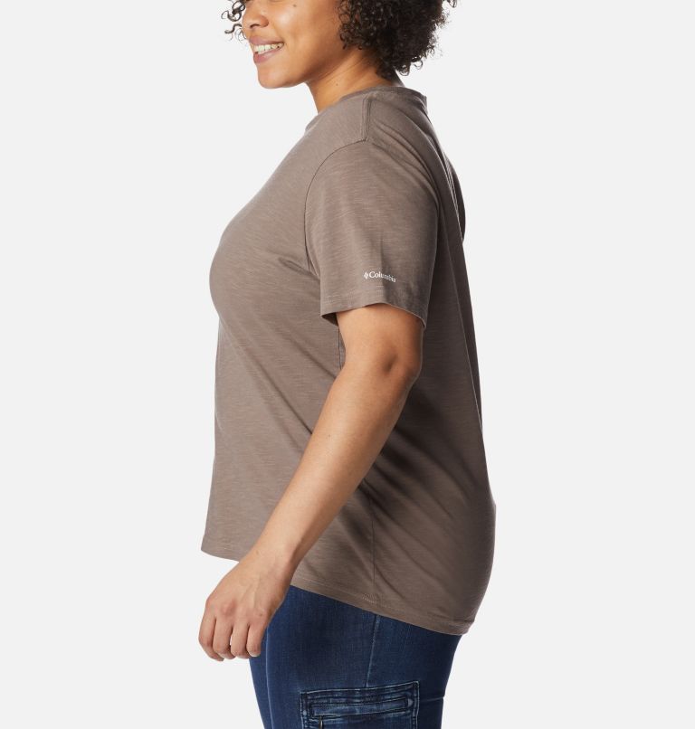 Women's Break it Down T-Shirt - Plus Size, Color: Iron, Graphic Hummingbird, image 3