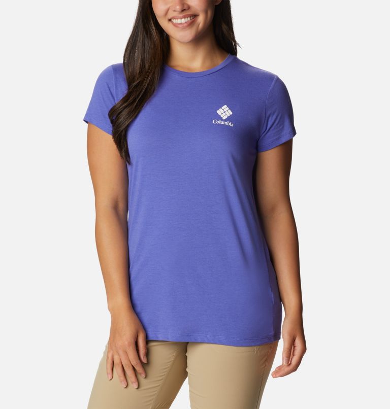 Chemisier Columbia Sport Wear Femme – Manches Courtes, Orange, Taille M, à Carreaux, Occasion